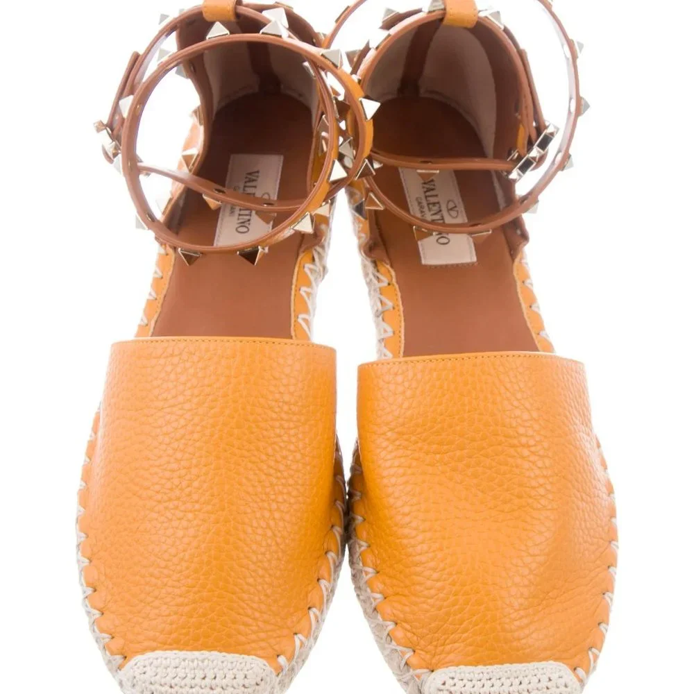 VALENTINO Rockstud Round-Toe Espadrilles - Picture 3 of 5